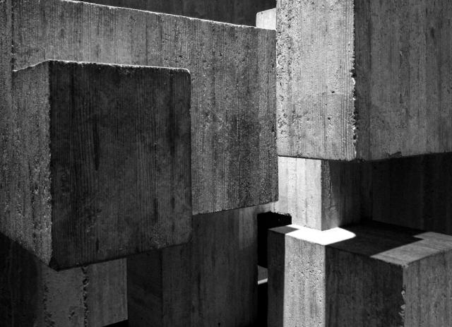 close up of various concrete blocks